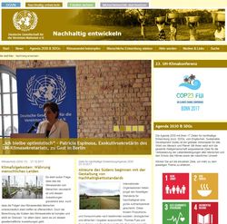 Screenshot Neues Portal Nachhaltig Entwickeln