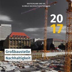 Bericht: Großbaustelle Nachhaltigkeit