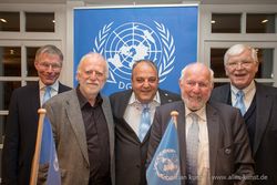 Dr. Ekkehard Griep, Claus Biegert, Paolo Bragagna, Prof. Dr. Ernst von Weizsäcker, Detlef Dzembritzki (© Christian Kunze – www.alles-kunst.de)