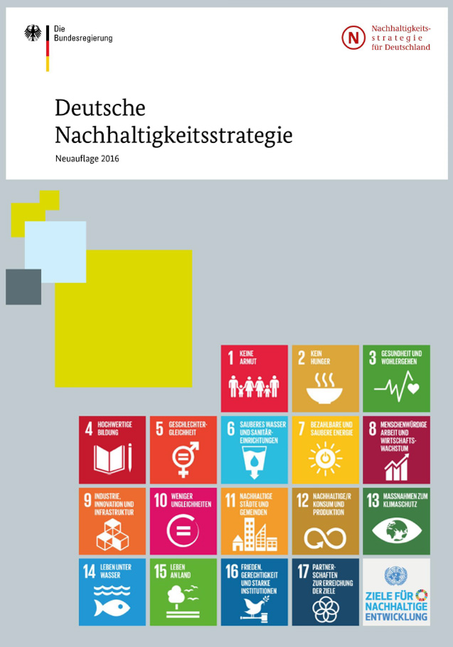 Titelseite der Deutschen Nachhaltigkeitsstrategie